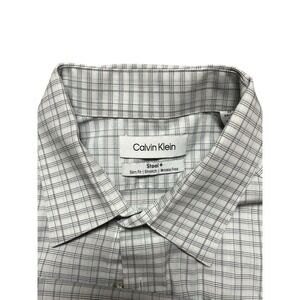 Calvin Klein Men's Infinite Non-Iron Slim-Fit Long Sleeve Stretch Shirt 15 34/35